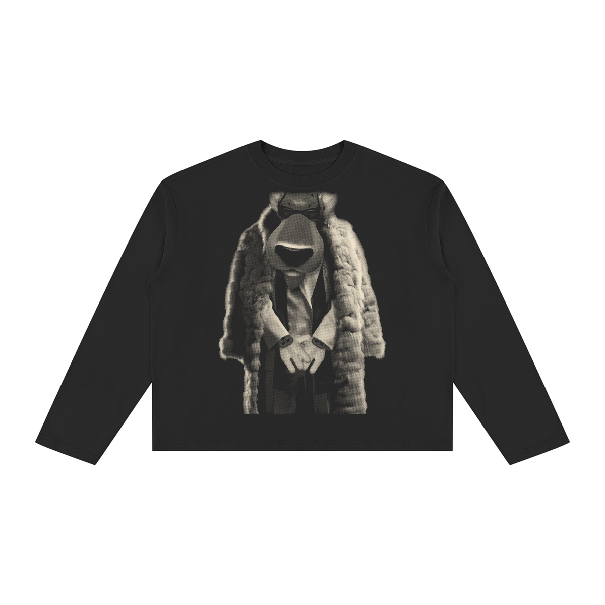swaggy chess Vintage Wash Long Sleeve Boxy T-Shirt